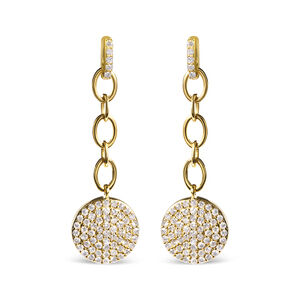 18K Yellow Gold Plated .925 Sterling Silver